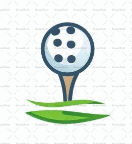 Golftee und Ball